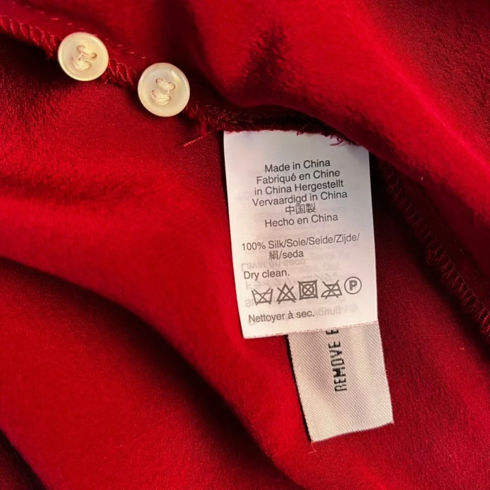 J. Crew Long Sleeve Button Down Shirt in Deep Rose
